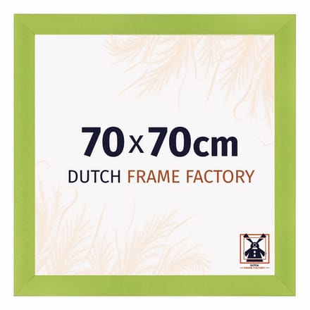 Fotolijst 70x70 cm - MDF - Groen - Praag