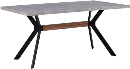 BENSON - Eettafel - Lichtgrijs - 90 x 160 cm - MDF