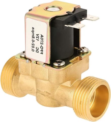 Waterklep 12V Elektrisch G3/4 Messing Solenoïdeklep - Waterdicht - Hoge Kwaliteit