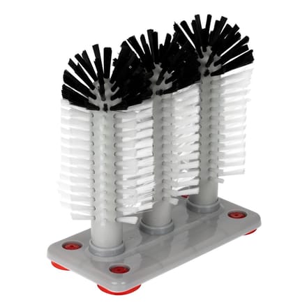 Jantex Spoelborstel - 3 Borstels - Voor glazen van max. 16cm hoog