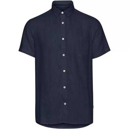 !Solid overhemd allan Donkerblauw-L