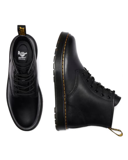 Dr. Martens Bikerlaars - Brookline Chukka - Black Lusso - EU36 tot EU45 - zwart