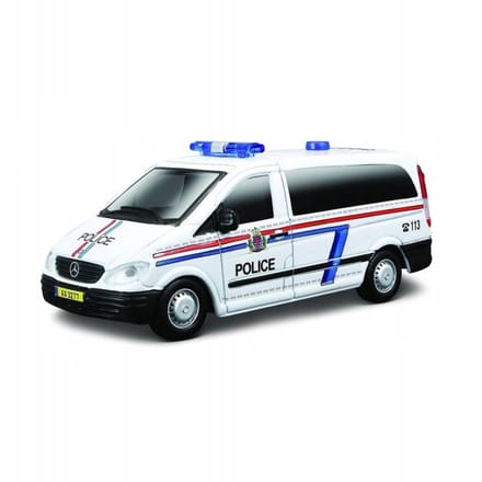 Bburago Mercedes-Benz Vito Politie Modelauto 1:50
