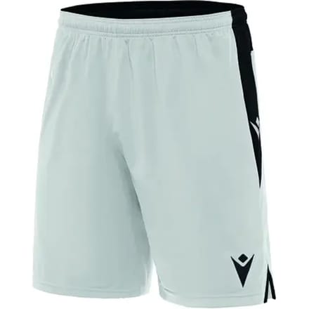 Macron Tempel Short Kinderen - Wit / Zwart | Maat: 7-8 Y