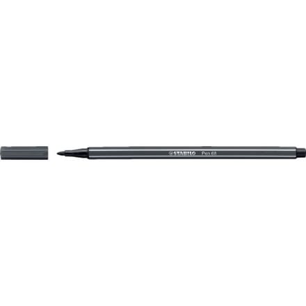 STABILO Pen 68 - Premium Viltstift - Diep Koud Grijs - per stuk