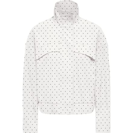 Jacqueline de Yong Jas Jdynaomi L/s Jacket Wvn Exp 15381452 Cloud Dancer/black Dots Dames Maat - M