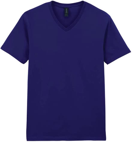 T-shirt met V-hals Gildan Softstyle