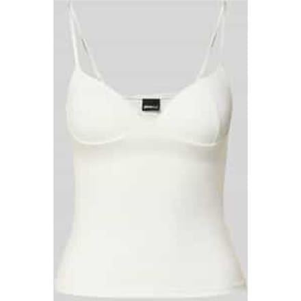 slim fit top met shaping-effect