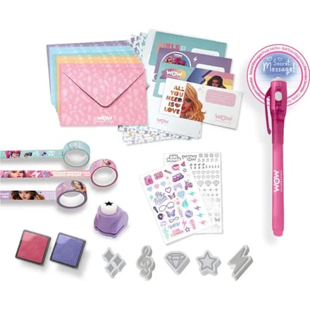 Wow Generation Deluxe Meisjes Schrijfwarenset - Envelop - Stickers - Magische inkt - 40 Stuks