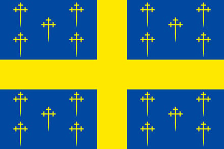 Vlag Bertogne 150x225cm