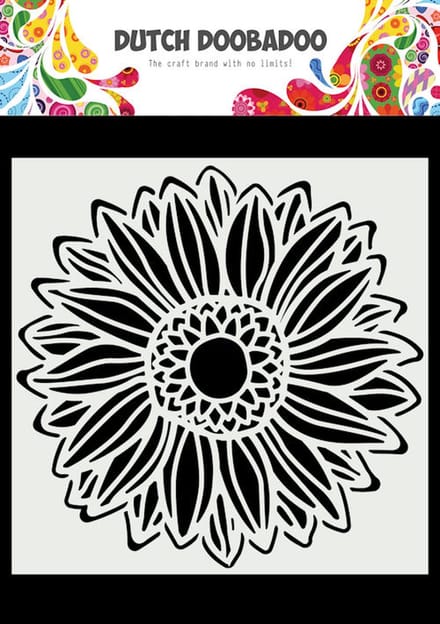 Dutch Doobadoo Card Art Zonnebloem 150x150mm