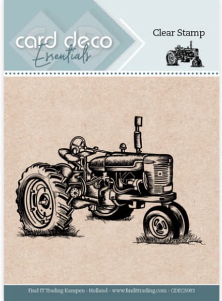 Card Deco Essentials Clear Stamps - CDECS 083 Tractor
