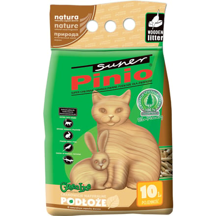 2x 10l Super Benek Pinio Kattenbakvulling
