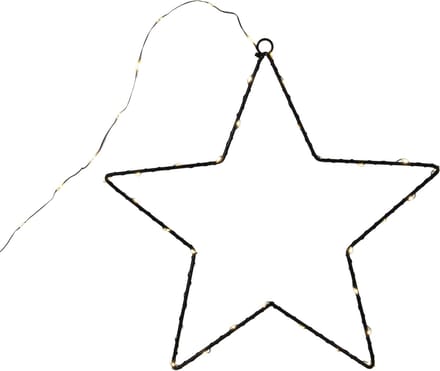 Ster metaal 50 LED 40cm warm-wit