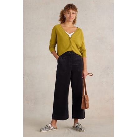 White Stuff Romy Cord Cullotte Dark Grey Taglia: 16 REGULAR | Pantaloni Outlet | Donna | Grigio