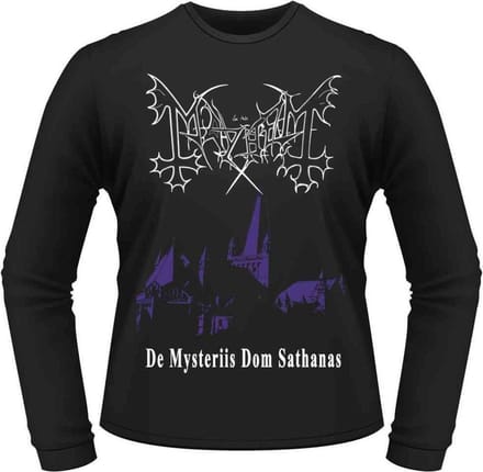 Mayhem Longsleeve shirt -S- De Mysteriis Dom Sathanas Zwart