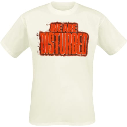 Disturbed T-shirt - Tour 23 - S tot XXL - voor Mannen - wit