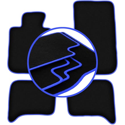 CARLUX-BLUE automatten voor: BMW 5 E28 sedan (1980-1990)