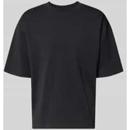 relaxed fit T-shirt met ronde hals