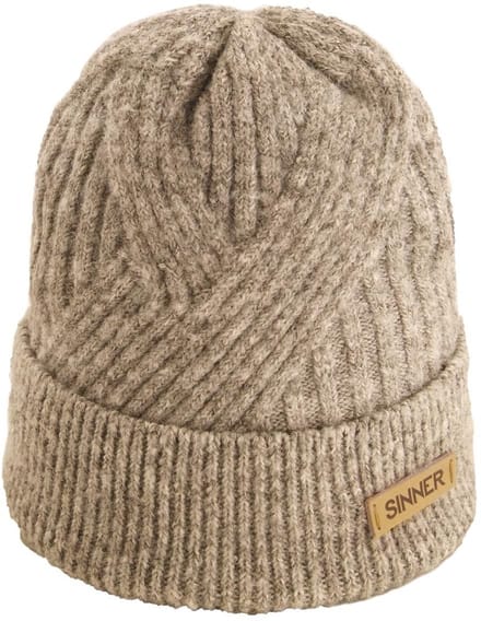 SINNER AURES BEANIE - SAND - Unisex - Maat One size