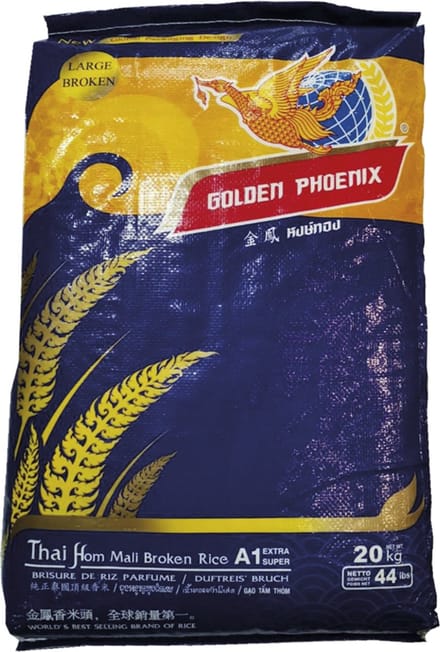 Golden Phoenix Thaise gebroken Jasmijnrijst 1 x 20 kg