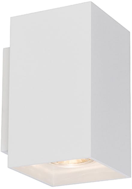 QAZQA sandy - Design Wandlamp Up Down voor binnen - 2 lichts - D 105 mm - Wit - Woonkamer | Slaapkamer | Keuken