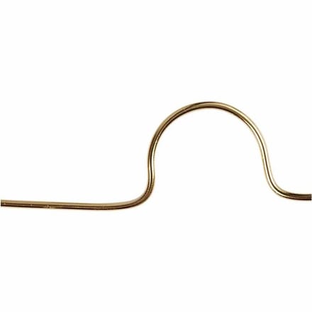 Alu draad, rond, dikte 1 mm, goud, 16 m/ 1 rol