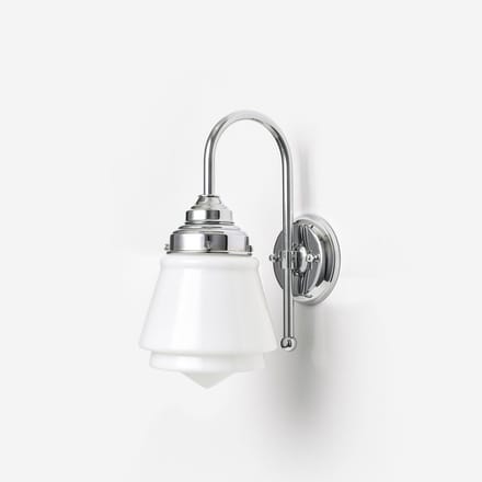 Wandlamp Komeet Meander Chroom - Art Deco Trade