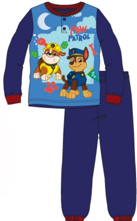 PAW Patrol Pyjama - Fleece - Donkerblauw - Maat 122/128
