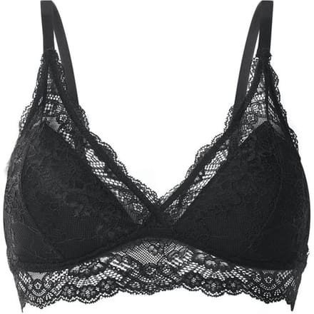 ESMARA Dames bustier met kant (Zwart, S (36/38))