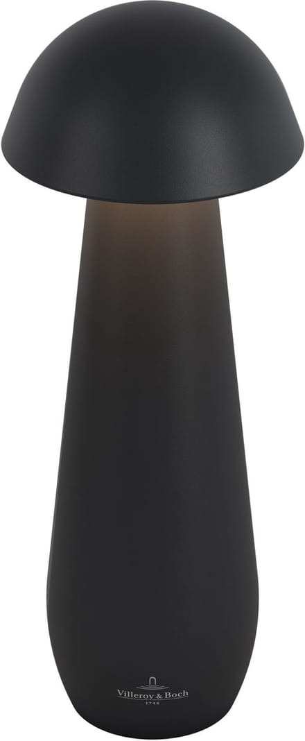 Villeroy & Boch tafellamp MODENA | 21 cm| Zwart | op accu