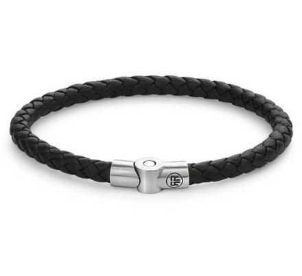 Rebel and Rose RR-M0040-S - Full Metal Single Round Black-Maat L