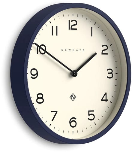 Newgate Number Four Echo - Wandklok - Nachtblauw