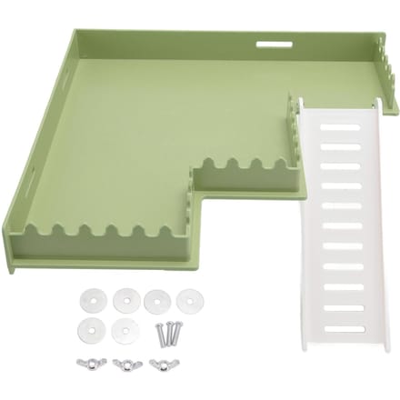 Hamster Platform Ladder Set Multifunctioneel Grote Ruimte Plezier Interactief Hamster Standaard Platform Speelgoed beige