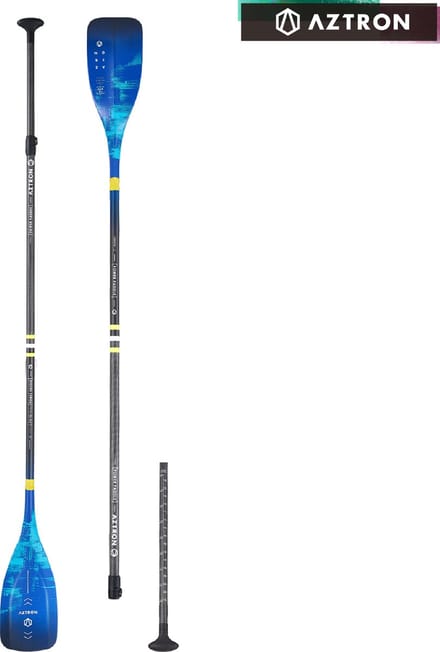 Aztron Power Carbon 70 Peddelsurfpeddels 2 Stukken Zilver 185-225 cm