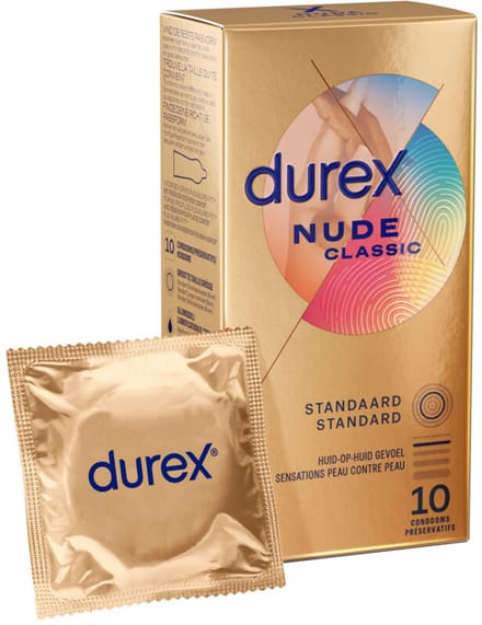 Durex - Condooms Nude - 2 x 40 stuks - Voordeelverpakking
