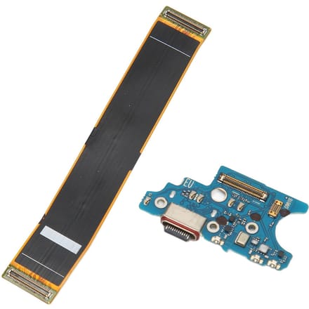 USB Oplaadpoort Flex Kabel Vervanging USB C Oplader Dock Board Flex Kabel Connector voor Galaxy black