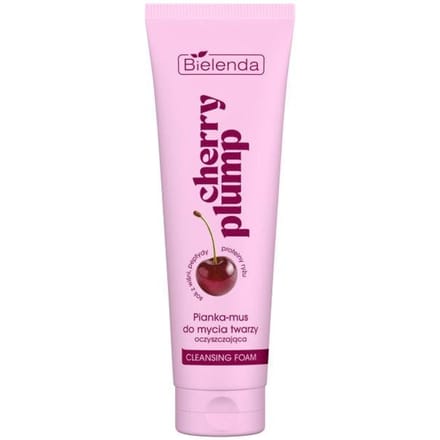 Bielenda CHERRY PLUMP Cleansing Face Wash Foam-Mousse 130 ml