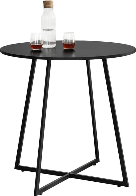Eettafel Vaggeryd rond 78x80 cm zwart
