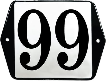 Emaille huisummer model oor - 99