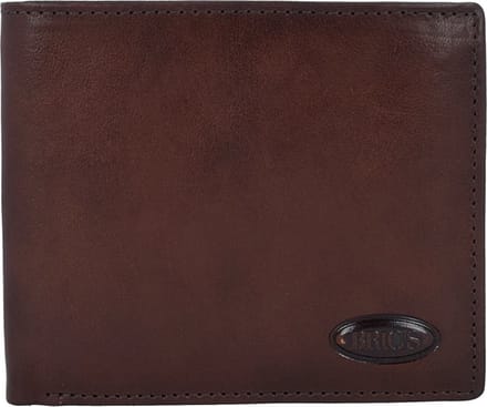 Bric's Monte Rosa Portemonnee RFID Leer 11,5 cm - Jongens - Horizontaal - moro