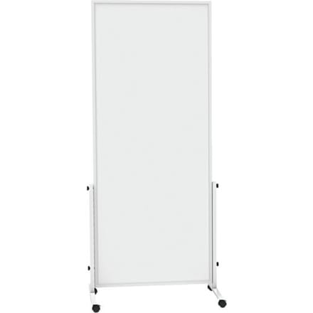 Verrijdbaar whiteboard easy2move MAULsolid - staalplaat met kunststof coating  - B 750 x H 1800 mm - wit gecoat