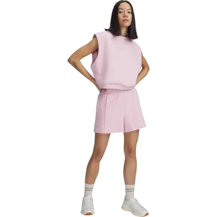 Under Armour Dames/Dames Fleece Shorts (Roze)