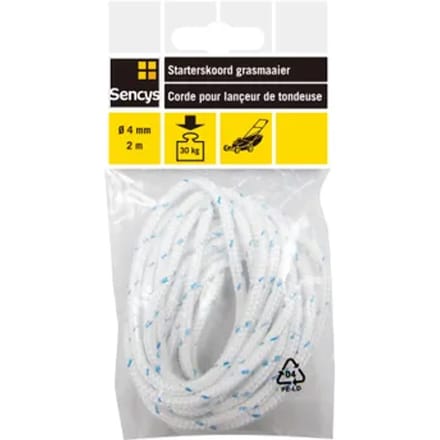 Sencys Starterskoord Grasmaaier Polyethyleen Ø4mmx2m