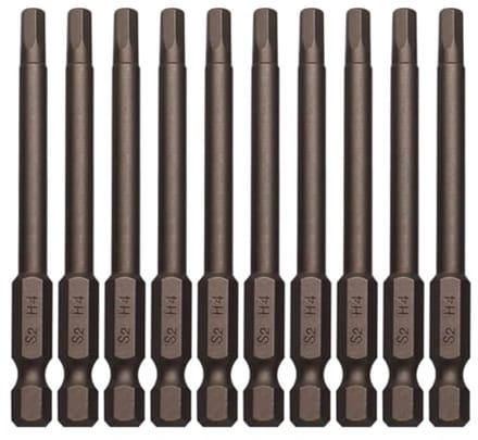 H4 Zeskantige Inbussleutel Boorset 10 Stuks - Magnetisch en Multifunctioneel
