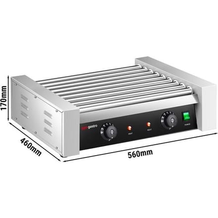 GGM Gastro Würstchengrill / Hot Dog Grill - mit 9 Rollen