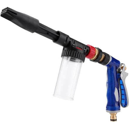 Afneembare Druk Auto Wasmachine Sneeuwschuim Lans Spuitpistool Auto Reinigingstool wit
