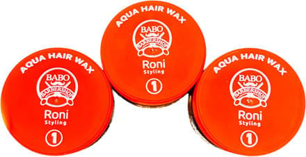 3 Stuks BABO Aqua Hair Wax Roni 150ml