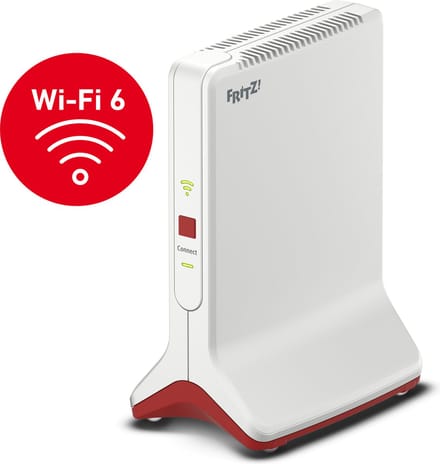 FRITZ!Repeater 6000 AX - Mesh WiFi - WiFi Versterker - Tri-Band - WiFi 6 - 1200 + 2400 + 2400 Mbps