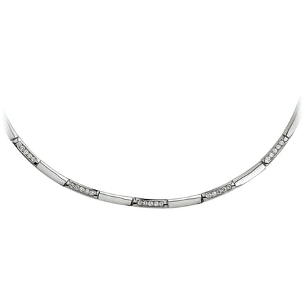 Collier Zirkonia 4,0 Mm 42 + 3 Cm